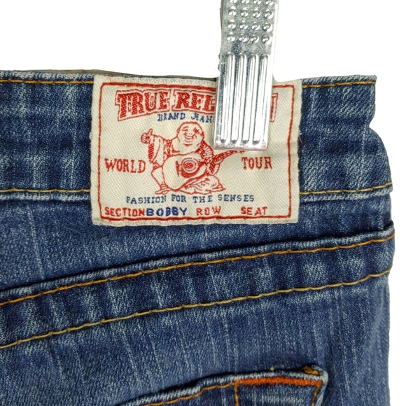 True Religion Bobby Womens 26 Medium Wash Flare Jeans - Picture 4 of 5